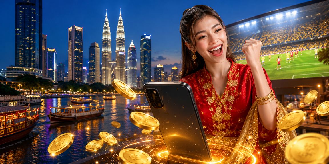 Suasana loteri bergaya Kuala Lumpur mewakili kegembiraan deposit pertama dan bonus di lomutao951